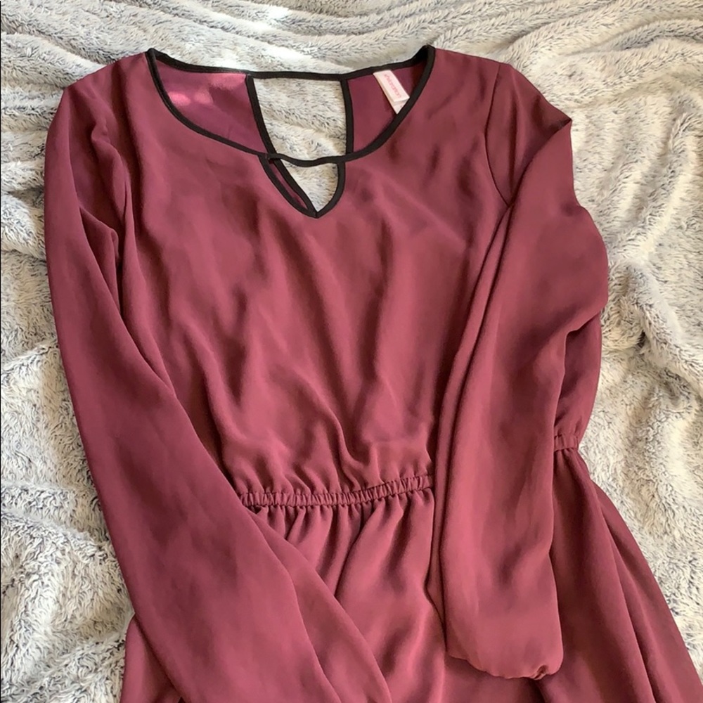 Maroon dress